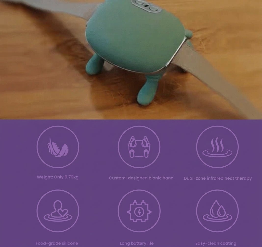 Portable, Bionic Heated Neck and Back Massager Bezmo