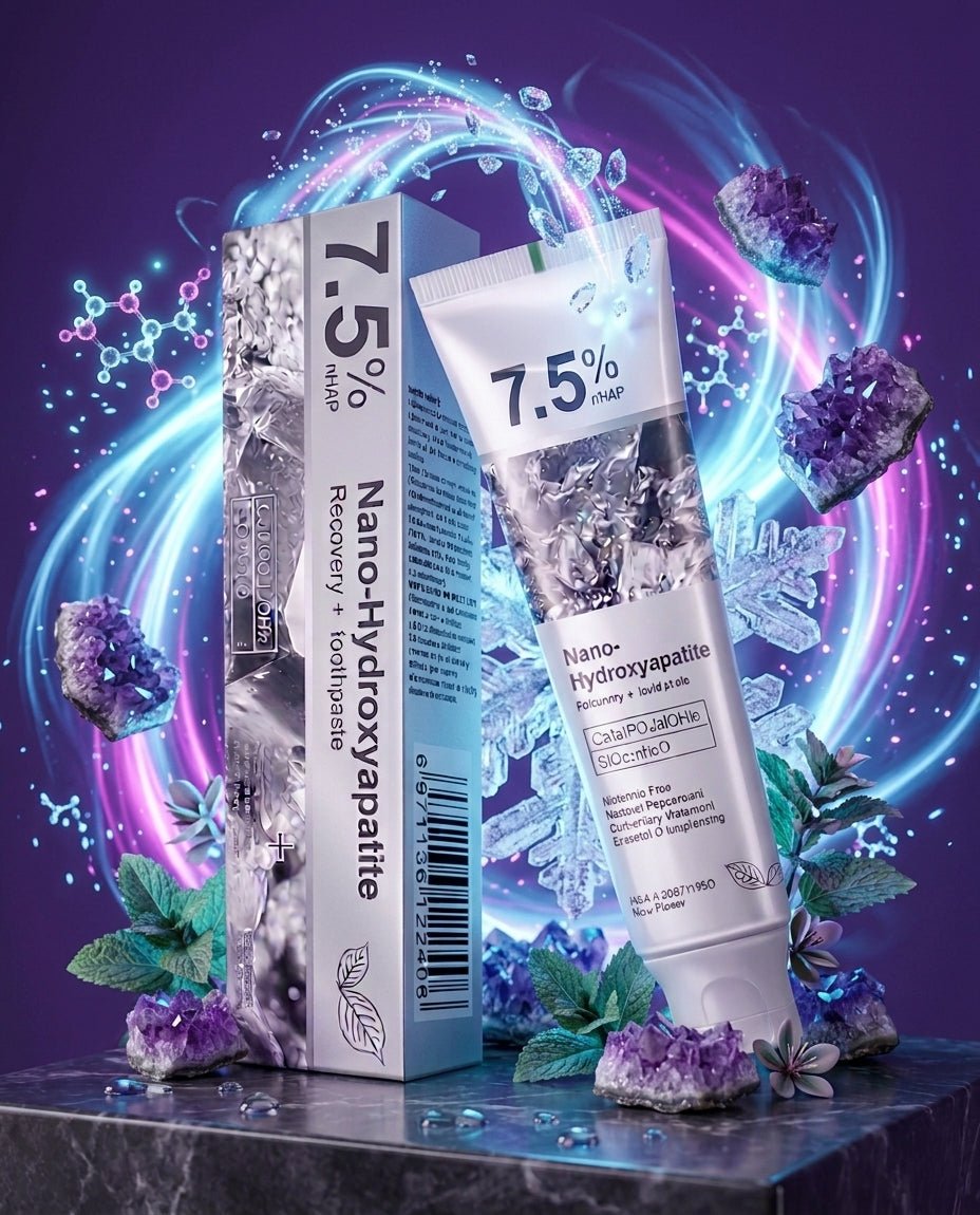7.5% Nano Hydroxyapatite Fluoride Toothpaste for Teeth Whitening Bezmo