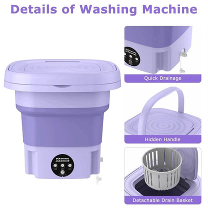 Foldable Mini Washing Machine bezmo