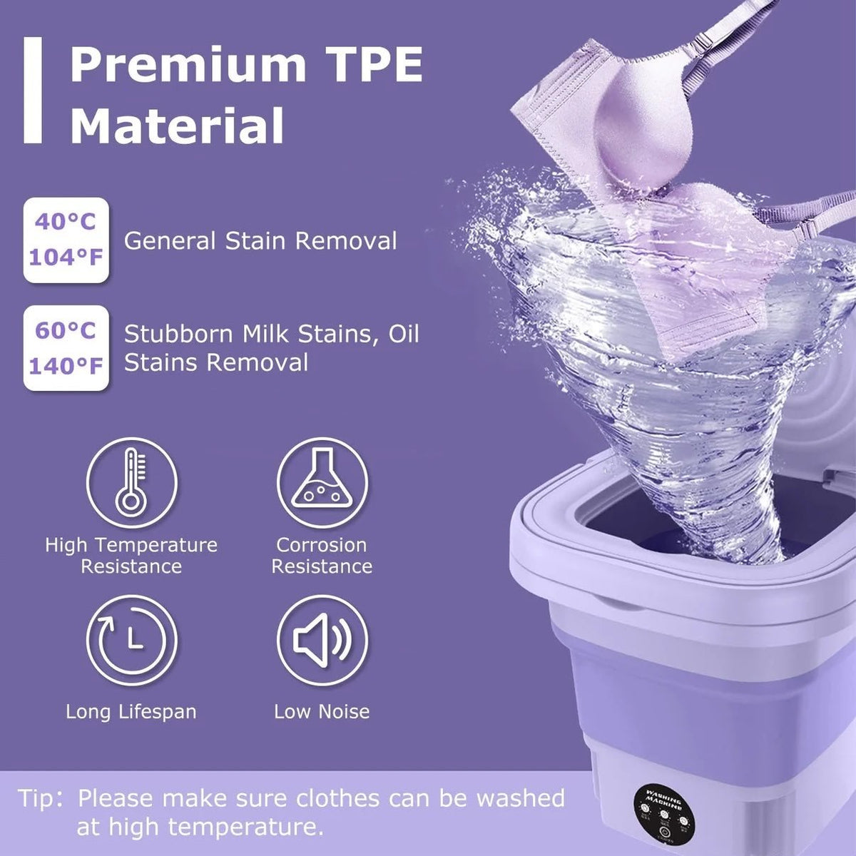 Foldable Mini Washing Machine bezmo